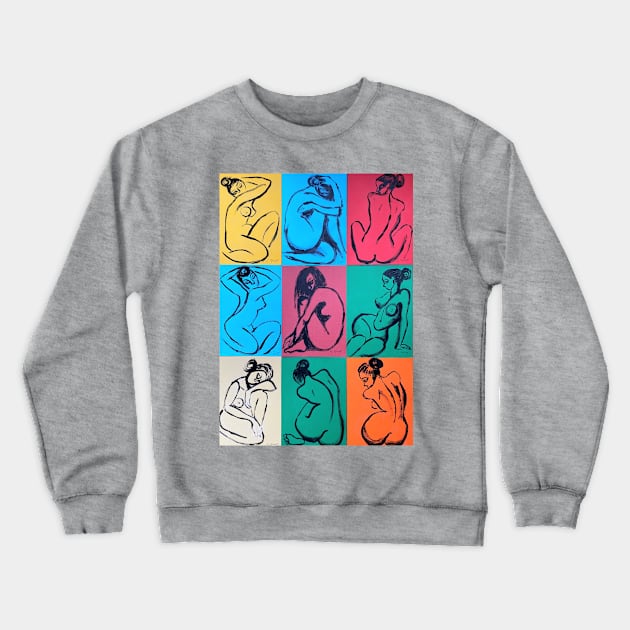 Posers On Colours (series 1) Crewneck Sweatshirt by CarmenT
